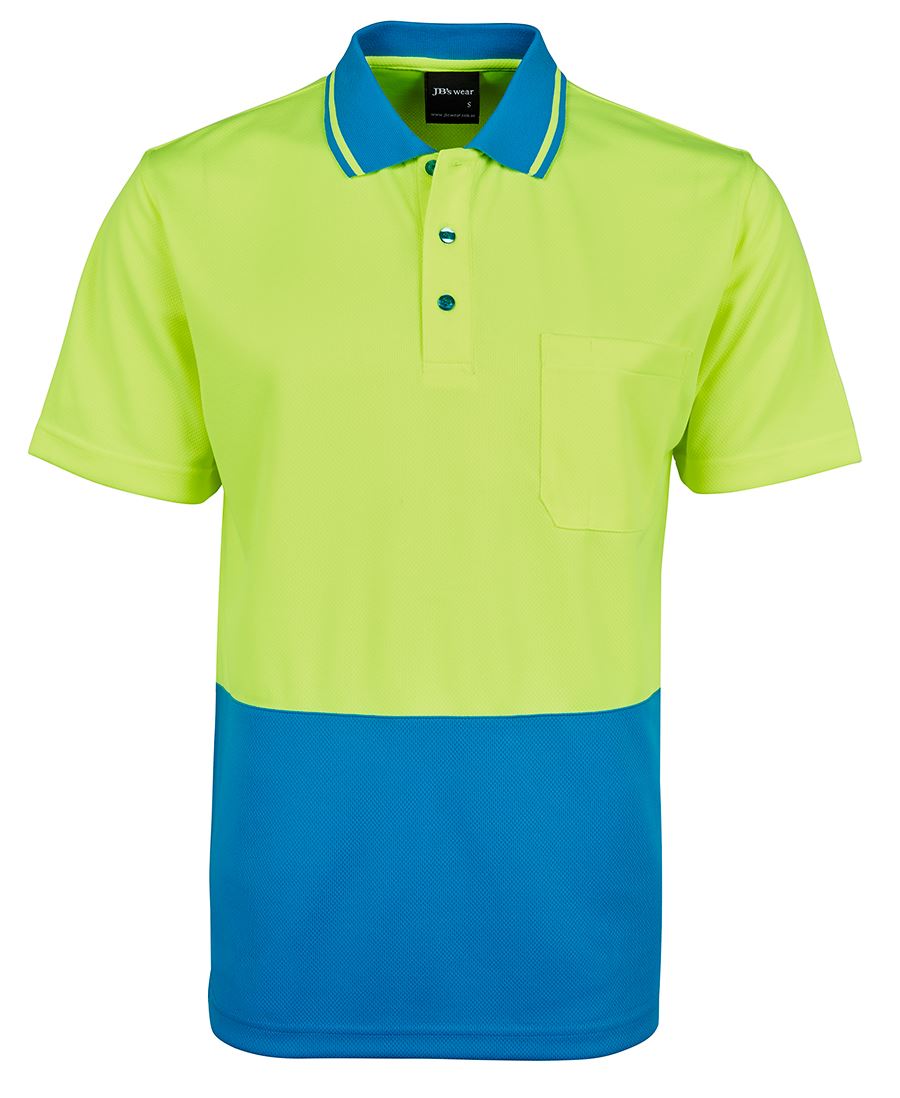 ACTIV EMBROIDERY DESIGNS. UNIFORMS. workwear,jb Adults and Kids Hi Vis Non Cuff Traditional Polo