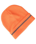 ACTIV EMBROIDERY DESIGNS. HEADWEAR. Fluro Reflective Beanie