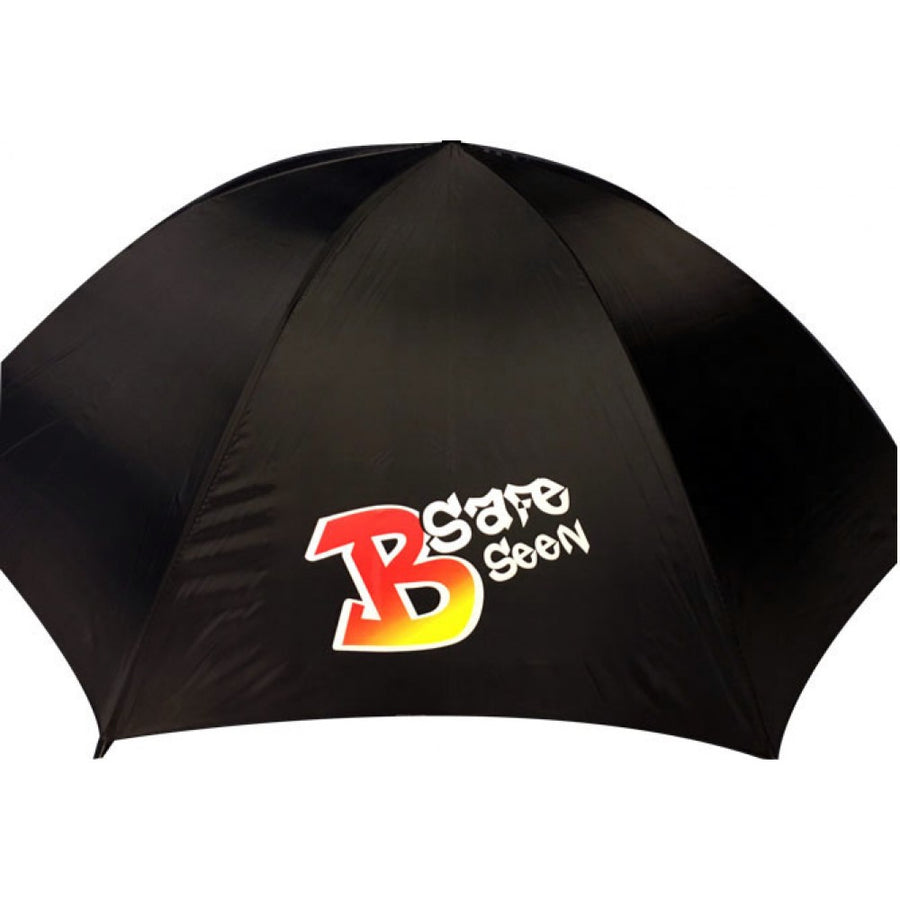 Curved Handle Umbrella (All Black)