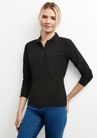 Crew Long Sleeve Polo (Ladies)