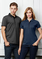 ACTIV EMBROIDERY DESIGNS. LADIES SHADOW POLO