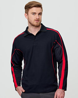 Legend TrueDry Fashion Long Sleeve Polo (Mens)