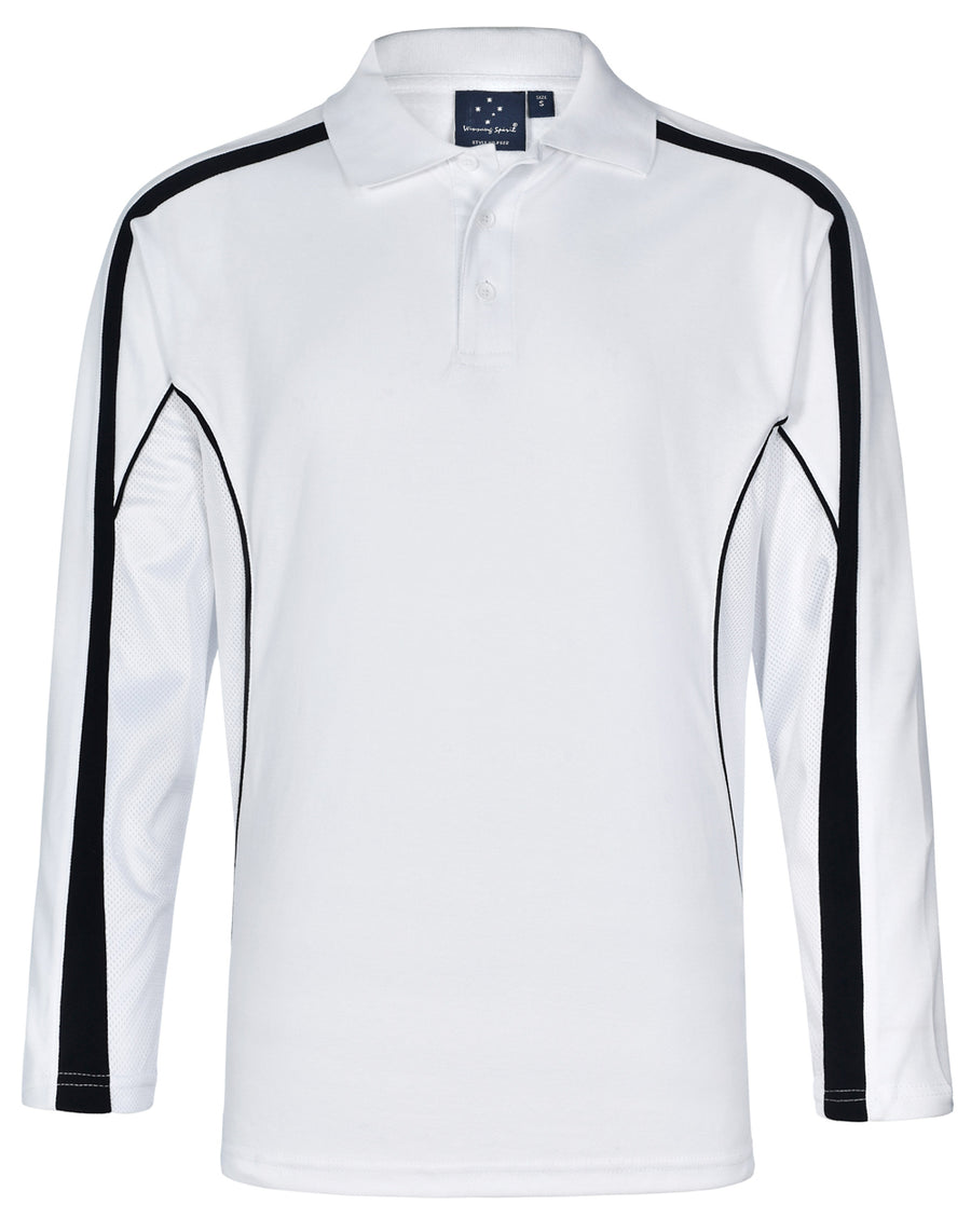 Legend TrueDry Fashion Long Sleeve Polo (Mens)