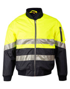 sw16A, Hi Vis Tow Tone Flying Jacket with 3M Tapes