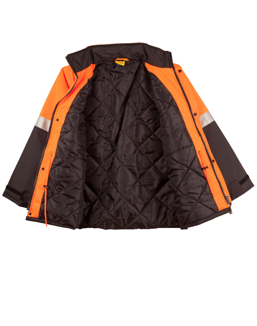 Hi-Vis Two Tone Rain Proof Jacket With 3M Reflective Tapes