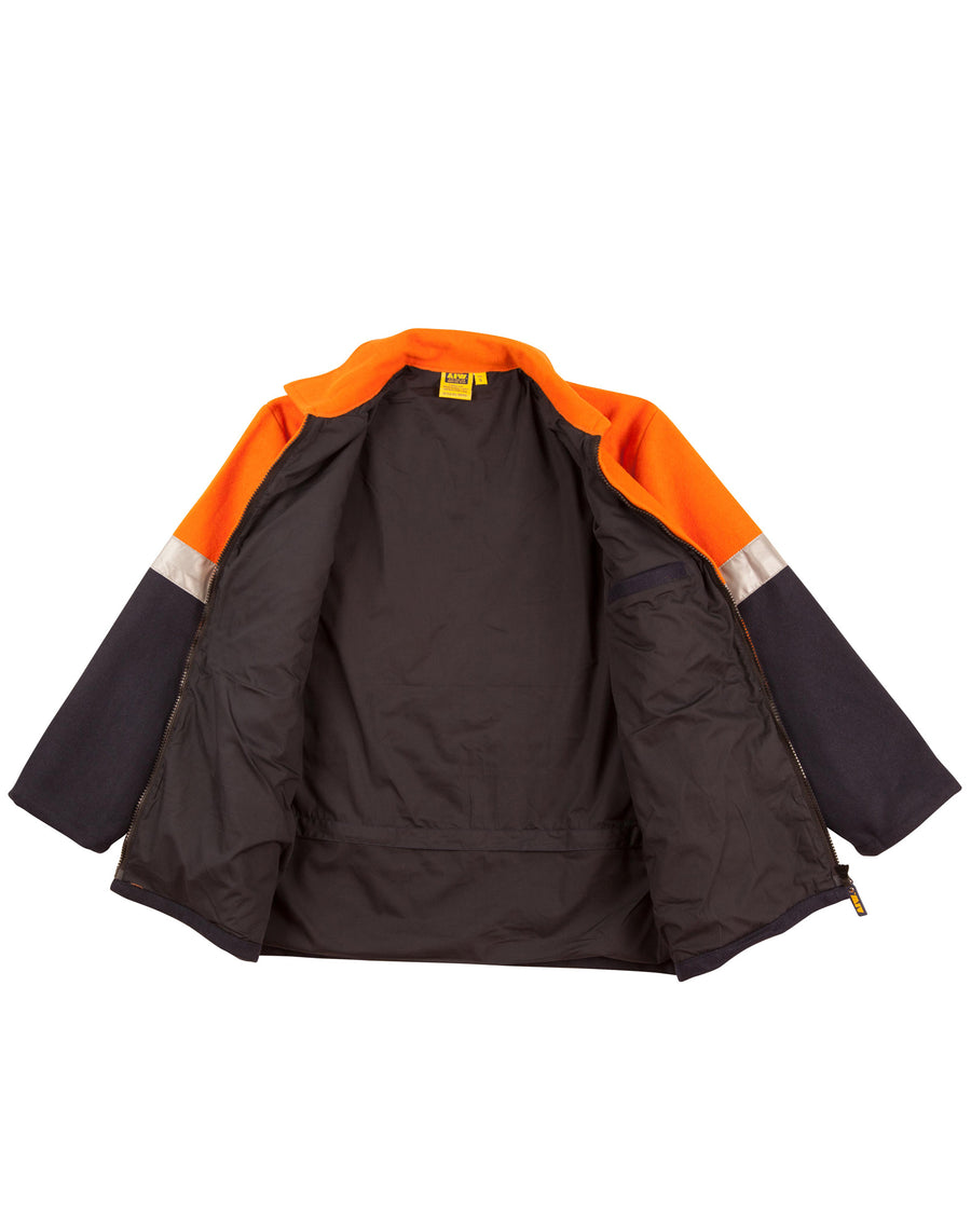 Hi-Vis Two Tone Bluey Safety Jacket With 3M Tapes