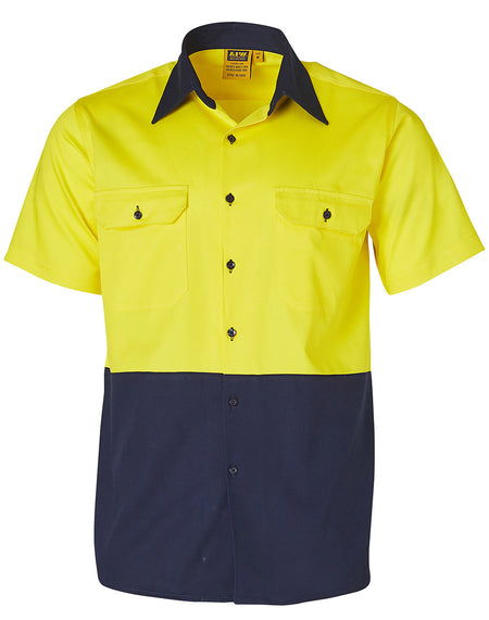 WINNING, AIW, SW53 High Visibility Short Sleeve Work Shirts (Mens)