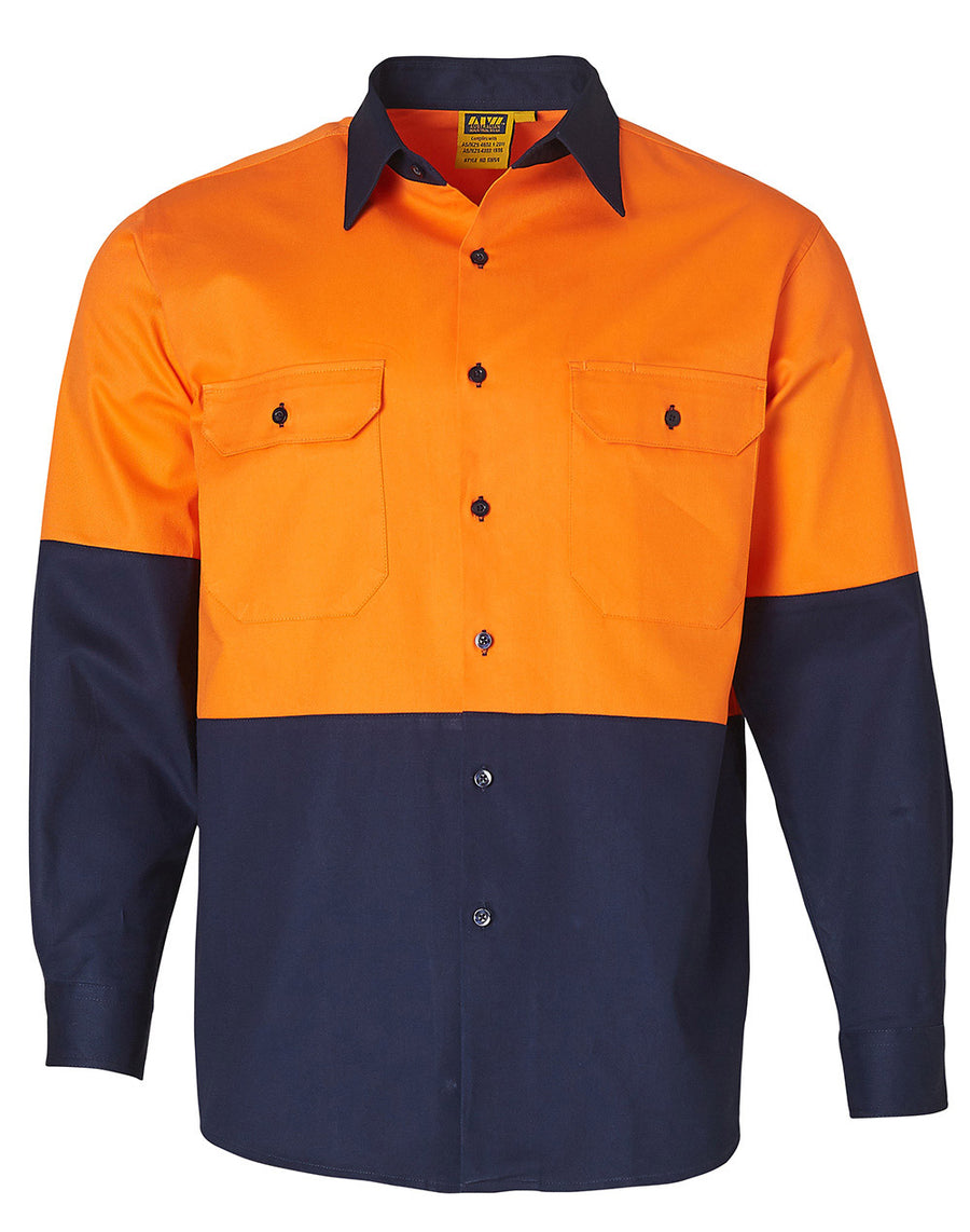 AIW High Visibility Long Sleeve Work Shirts (Mens)