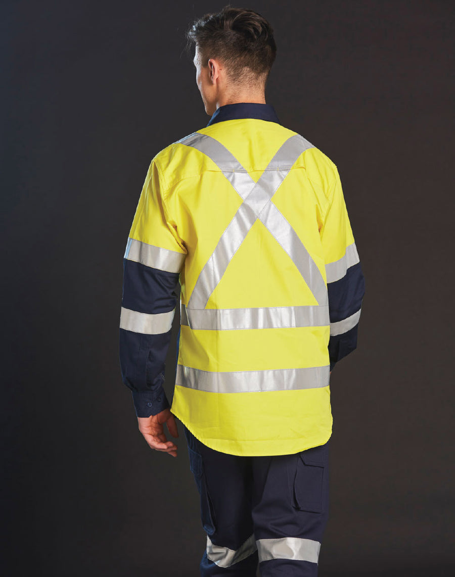 Biomotion Day/Night Light Weight Safety Shirt With X Back Tape (Unisex)
