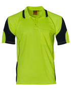 sw71,Hi-Vis Alliance CoolDry Mini Waffle Safety Polo (Unisex)