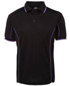 ACTIV EMBROIDERY DESIGNS. UNIFORMS. SHORT SLEEVE PIPING POLO. MENS.