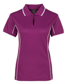 ACTIV EMBROIDERY DESIGNS. UNIFORMS. SHORT SLEEVE PIPING POLO. LADIES.