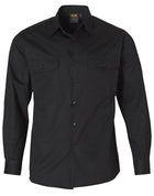 155gsm Cool-Breeze Cotton Long Sleeve Cotton Work Shirt (Mens)