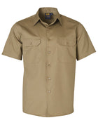 190gsm Cotton Drill Short Sleeve Work Shirt (Mens)