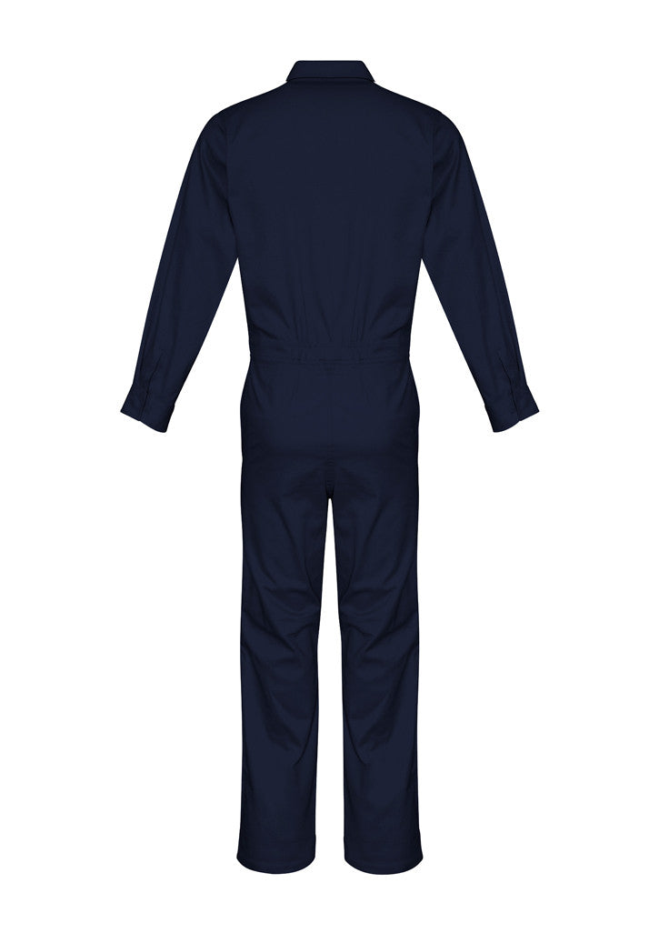ACTIV EMBROIDERY DESIGNS. UNIFORMS. LIGHTWEIGHT COTTON DRILL OVERALL. MENS.