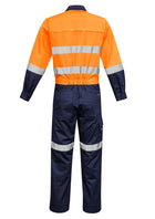 ACTIV EMBROIDERY DESIGNS. UNIFORMS. RUGGED COOLING TAPED OVERALLS. MENS.