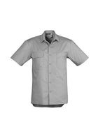 ACTIV EMBROIDERY DESIGNS. UNIFORMS. LIGHT WEIGHT TRADIE SHIRT SHORT SLEEVE. MENS.