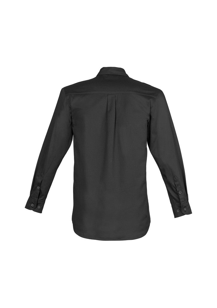 ACTIV EMBROIDERY DESIGNS. UNIFORMS. LIGHTWEIGHT TRADIE SHIRT LONG SLEEVE. MENS.