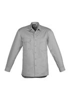 ACTIV EMBROIDERY DESIGNS. UNIFORMS. LIGHTWEIGHT TRADIE SHIRT LONG SLEEVE. MENS.
